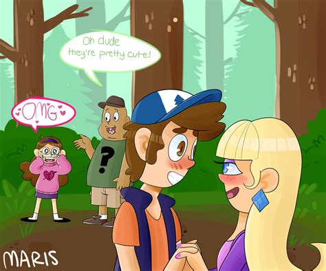 gravity falls dipper pacifica|dipper x pacifica comic 34.